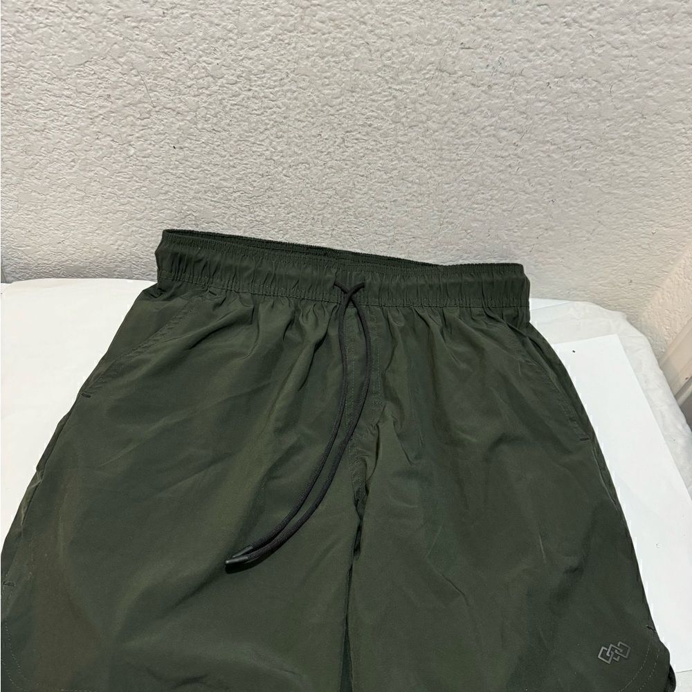Leg3nd Green Draw string shorts large - Picture 2 of 8